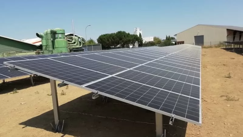 centrale solaire au sol