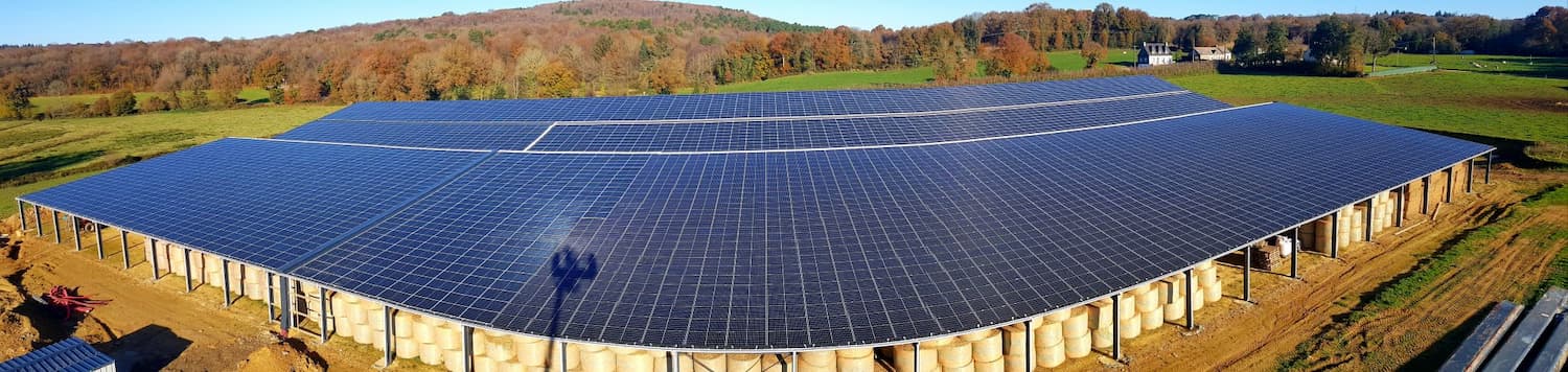Centrale photovoltaïque dans le Morbihan