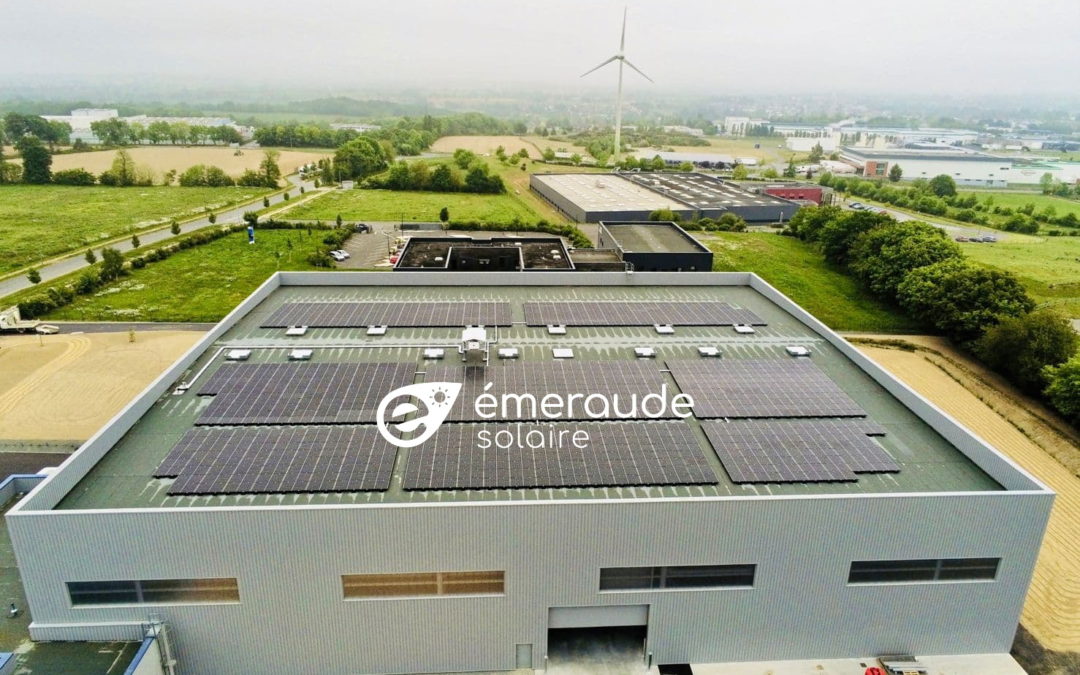 Installation d’une centrale photovoltaïque à Châteaubourg (35)