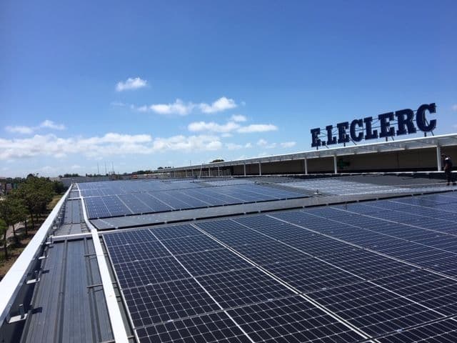 Centrale photovoltaïque Centre Leclerc